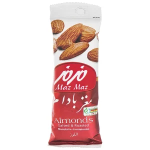 مغز بادام مزمز مقدار 37 گرم